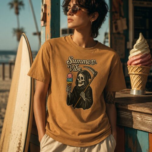 Summer Vibe Reaper Unisex-T-Shirt – T-Shirts – SHiiRTS