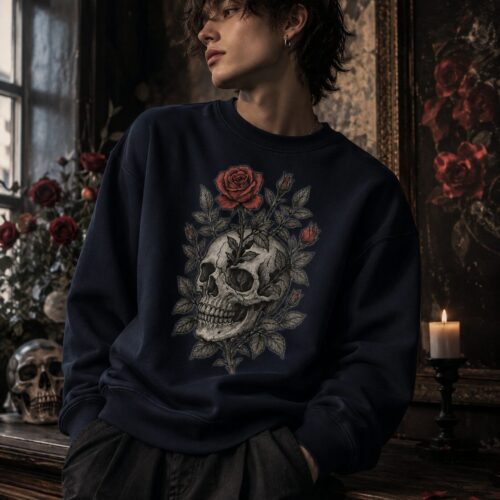 Vergängliche Rosenseele Unisex-Premium-Pullover – Pullover – SHiiRTS
