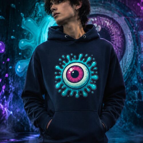 Psychedelisches Splash Auge Unisex-Kapuzenpullover – Hoodies – SHiiRTS