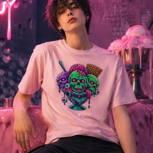 Zombie Sundae Chaos Unisex-T-Shirt – T-Shirts – SHiiRTS
