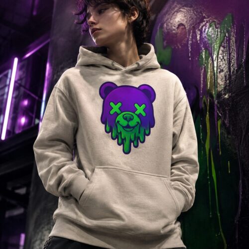 Toxic Melt Bear Unisex-Kapuzenpullover – Hoodies – SHiiRTS