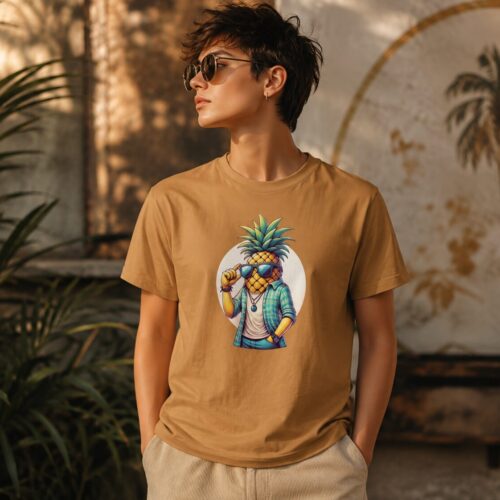 Coole Ananas Vibes Unisex-T-Shirt – T-Shirts – SHiiRTS