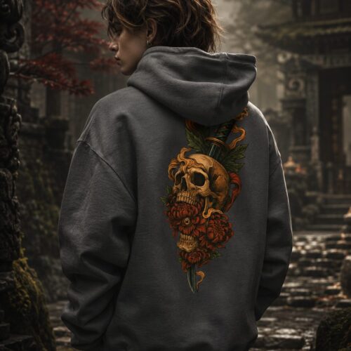 Vergängliche Klinge Premium-Zip-Hoodie – Zip-Hoodies – SHiiRTS