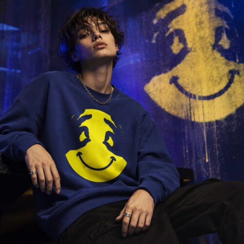 Smiley Hände Chaos Unisex-Premium-Pullover – Pullover – SHiiRTS