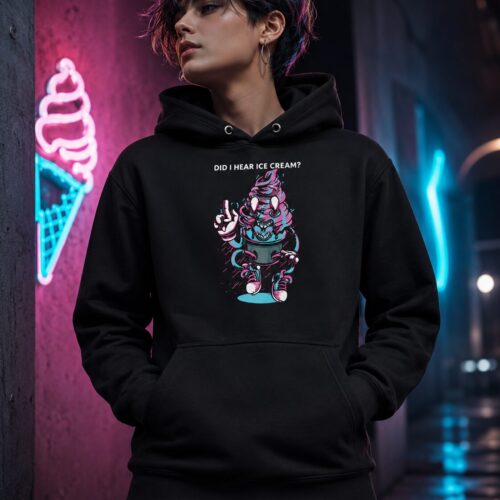 Crazy Icecream Monster Unisex-Kapuzenpullover – Hoodies – SHiiRTS