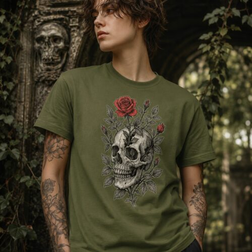 Vergängliche Rosenseele Unisex-T-Shirt – T-Shirts – SHiiRTS