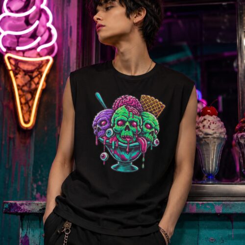 Zombie Sundae Chaos Muskelshirt – Tank Tops – SHiiRTS