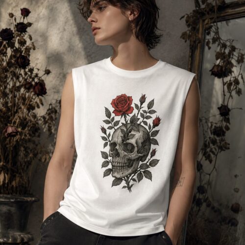 Vergängliche Rosenseele Muskelshirt – Tank Tops – SHiiRTS