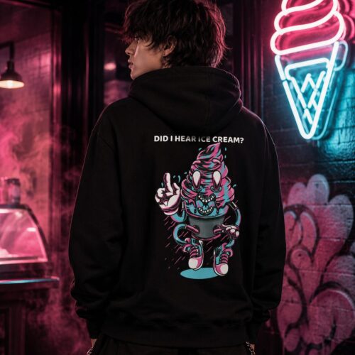 Crazy Icecream Monster Premium-Zip-Hoodie – Zip-Hoodies – SHiiRTS