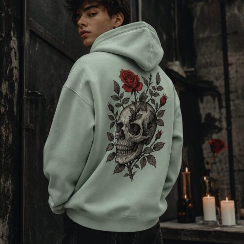 Vergängliche Rosenseele Premium-Zip-Hoodie – Zip-Hoodies – SHiiRTS