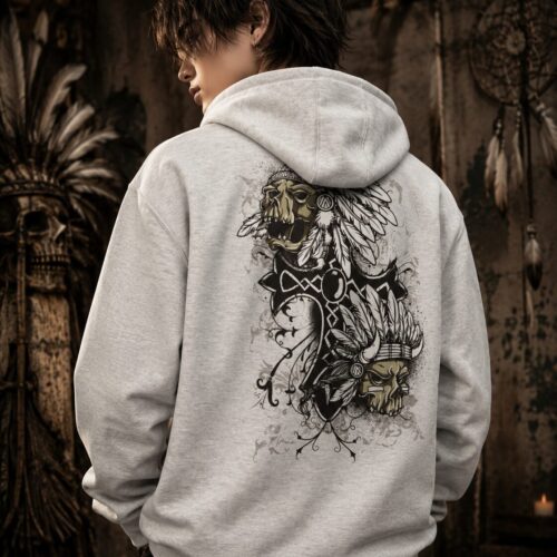 Totem der Verlorenen Seelen Premium-Zip-Hoodie – Zip-Hoodies – SHiiRTS
