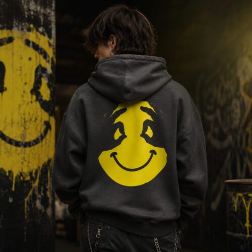 Smiley Hände Chaos Premium-Zip-Hoodie – Zip-Hoodies – SHiiRTS