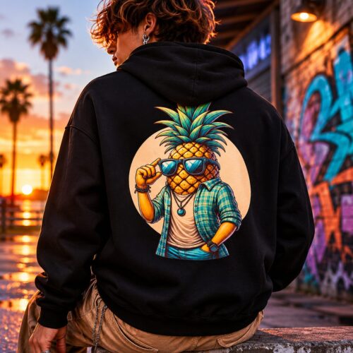 Coole Ananas Vibes Premium-Zip-Hoodie – Zip-Hoodies – SHiiRTS