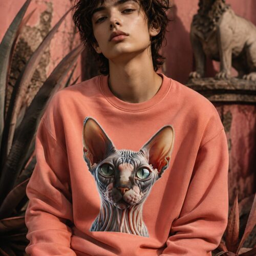 Sphynx Blick der Ewigkeit Unisex-Premium-Pullover – Pullover – SHiiRTS