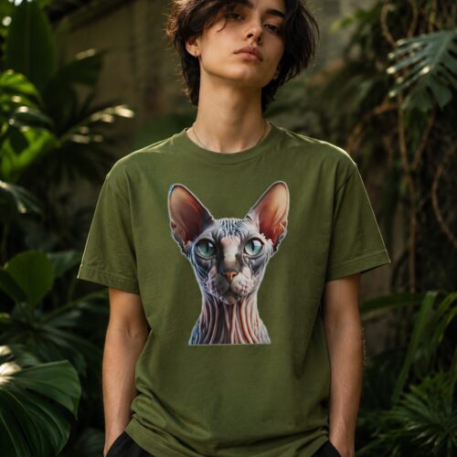 Sphynx Blick der Ewigkeit Unisex-T-Shirt – T-Shirts – SHiiRTS