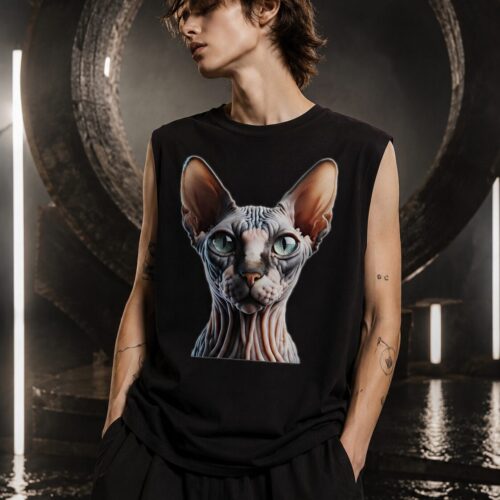 Sphynx Blick der Ewigkeit Muskelshirt – Tank Tops – SHiiRTS