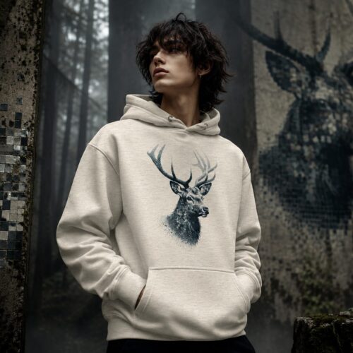 Mosaik Hirschgeist Unisex-Kapuzenpullover – Hoodies – SHiiRTS