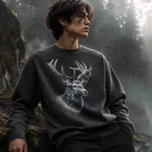 Mosaik Hirschgeist Unisex-Premium-Pullover – Pullover – SHiiRTS