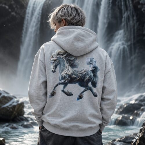 Majestät des Sturms Premium-Zip-Hoodie – Zip-Hoodies – SHiiRTS