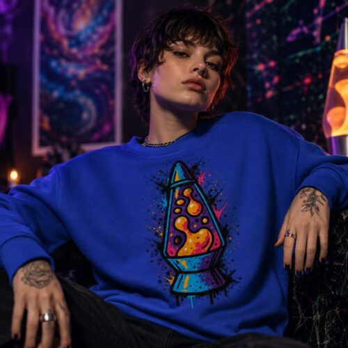 Psychedelische Lavalampe Unisex-Premium-Pullover – Pullover – SHiiRTS