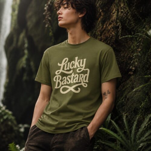 Lucky Bastard Unisex-T-Shirt – T-Shirts – SHiiRTS