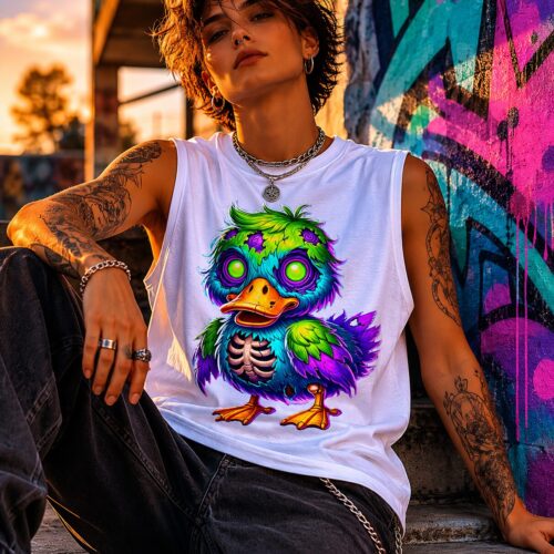 Zombie Entenküken Muskelshirt – Tank Tops – SHiiRTS