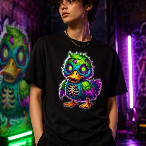 Zombie Entenküken Unisex-T-Shirt – T-Shirts – SHiiRTS