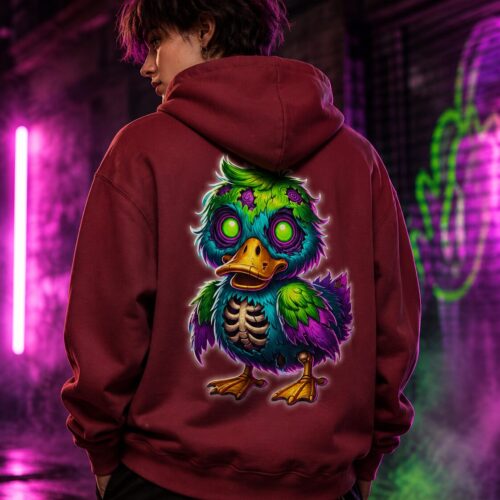 Zombie Entenküken Premium-Zip-Hoodie – Zip-Hoodies – SHiiRTS