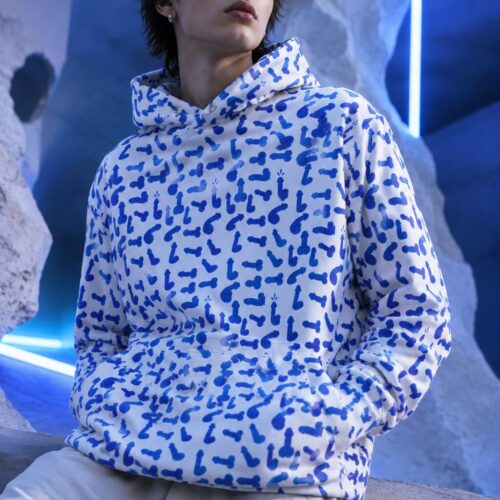Blaue Schwanzparade Unisex-Kapuzenpullover – Hoodies – SHiiRTS