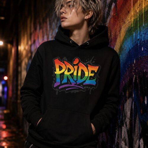 Pride Graffiti Statement Unisex-Kapuzenpullover – Hoodies – SHiiRTS