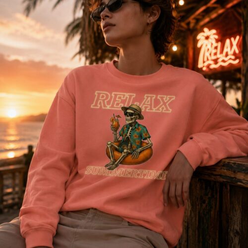 Relax Summertime Unisex-Premium-Pullover – Pullover – SHiiRTS