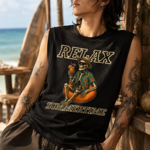 Relax Summertime Muskelshirt – Tank Tops – SHiiRTS