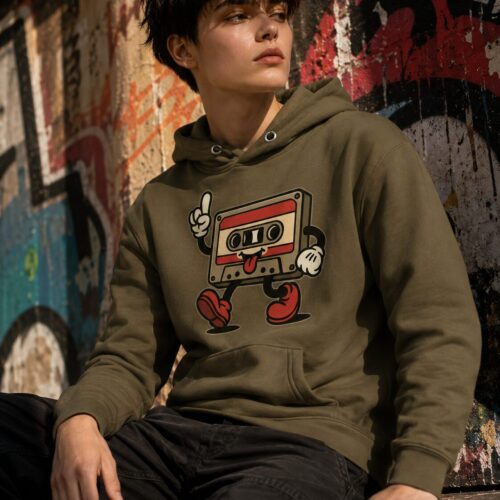 Retro Kassetten Chaos Unisex-Kapuzenpullover – Hoodies – SHiiRTS