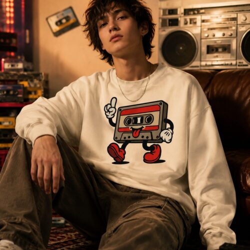 Retro Kassetten Chaos Unisex-Premium-Pullover – Pullover – SHiiRTS