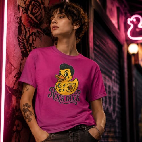 Rock Duck Unisex-T-Shirt – T-Shirts – SHiiRTS