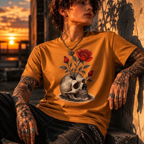 Vergängliche Rosenseele Unisex-T-Shirt – T-Shirts – SHiiRTS