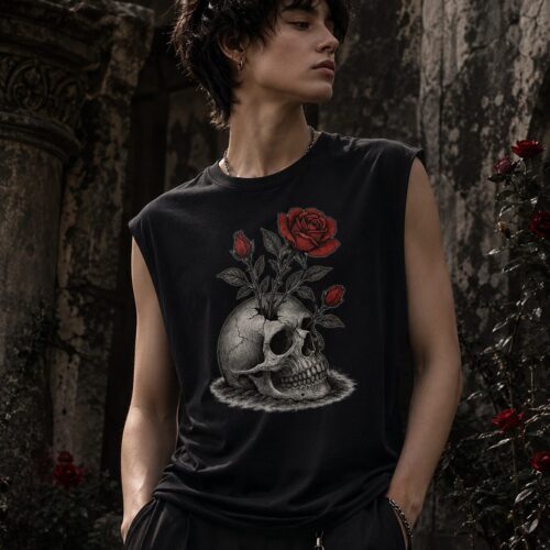 Vergängliche Rosenseele Muskelshirt – Tank Tops – SHiiRTS
