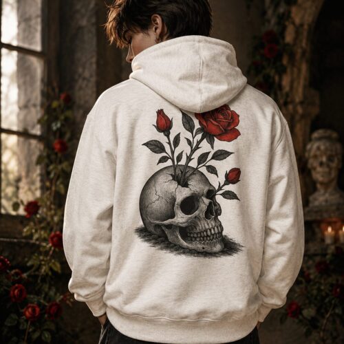 Vergängliche Rosenseele Premium-Zip-Hoodie – Zip-Hoodies – SHiiRTS