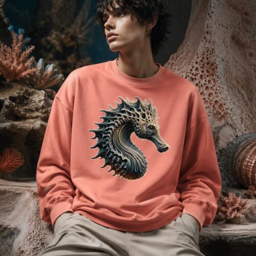 Mystisches Seepferdchen Unisex-Premium-Pullover – Pullover – SHiiRTS
