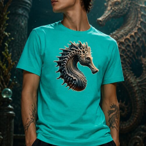 Mystisches Seepferdchen Unisex-T-Shirt – T-Shirts – SHiiRTS