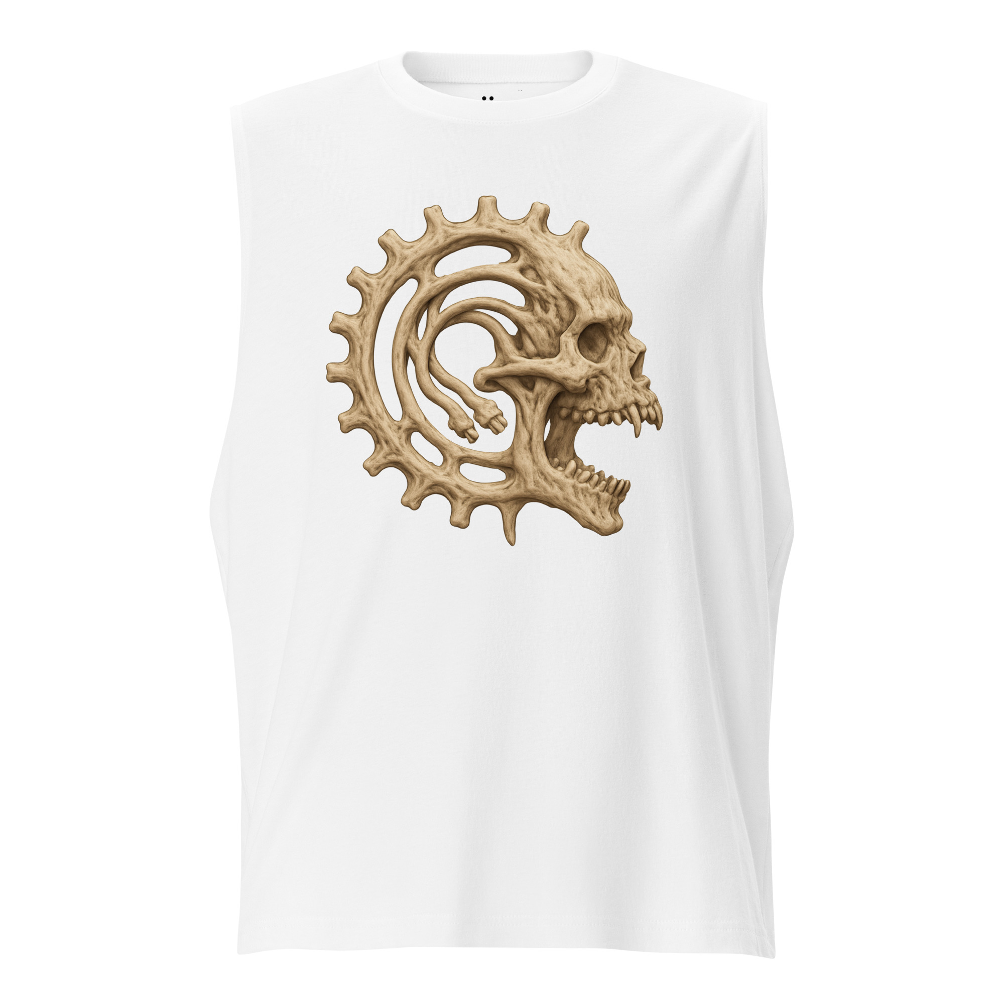 Mechanischer Knochenschädel Muskelshirt – Tank Tops – SHiiRTS Mechanischer Knochenschädel Muskelshirt – Tank Tops – SHiiRTS