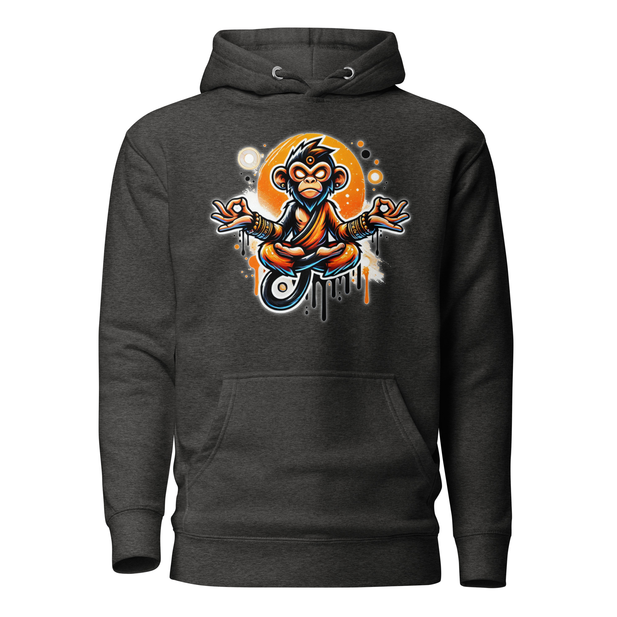 Meditierender Zen Affe Unisex-Kapuzenpullover – Hoodies – SHiiRTS Meditierender Zen Affe Unisex-Kapuzenpullover – Hoodies – SHiiRTS