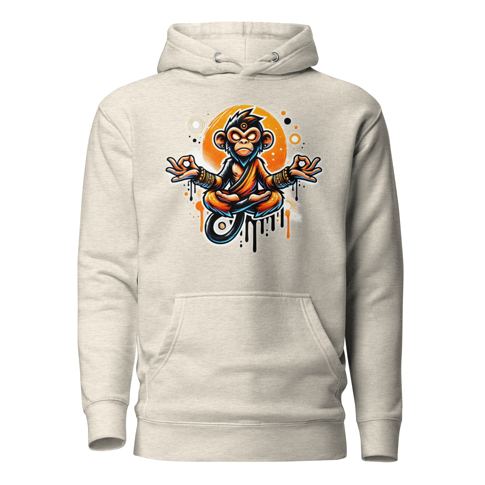 Meditierender Zen Affe Unisex-Kapuzenpullover – Hoodies – SHiiRTS Meditierender Zen Affe Unisex-Kapuzenpullover – Hoodies – SHiiRTS