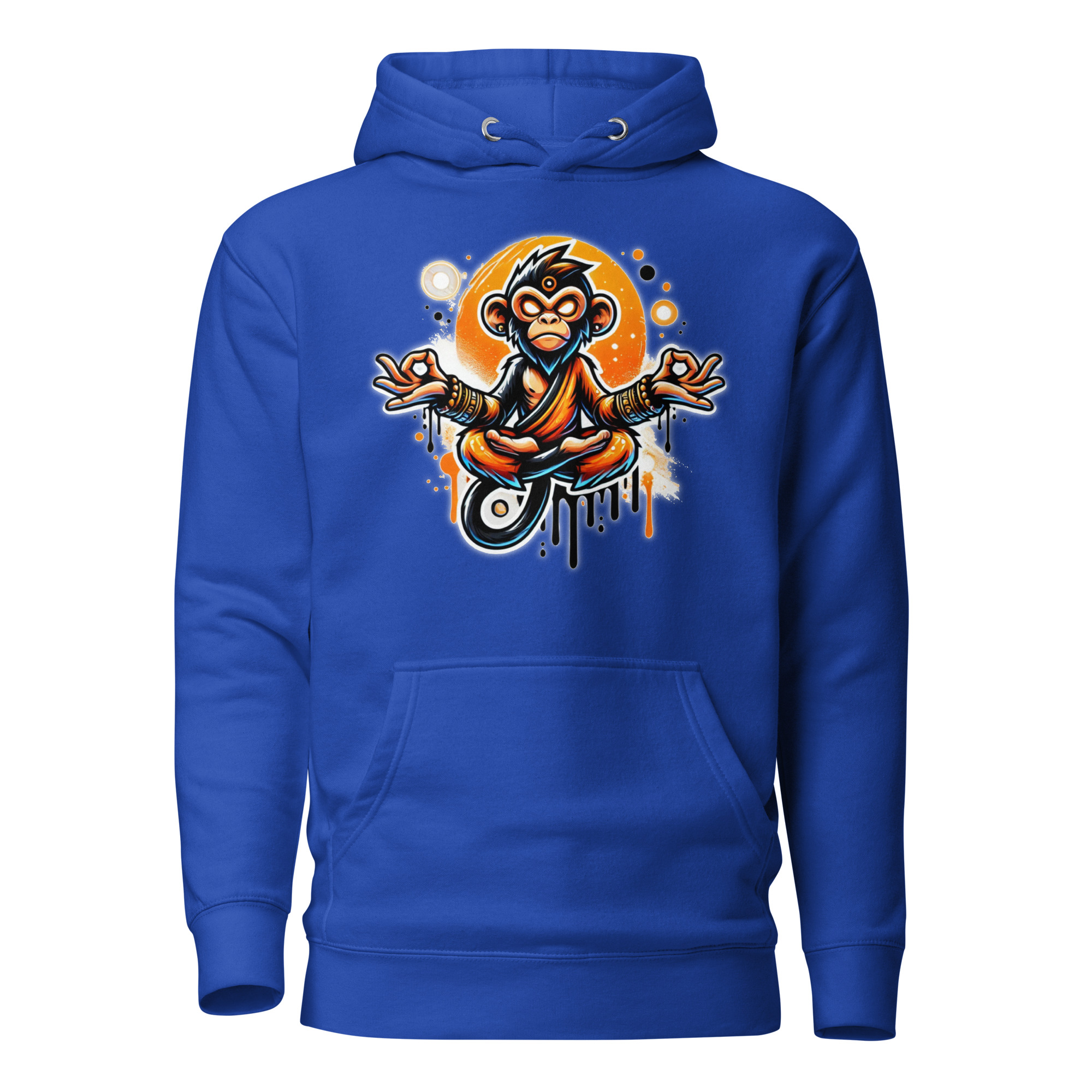 Meditierender Zen Affe Unisex-Kapuzenpullover – Hoodies – SHiiRTS Meditierender Zen Affe Unisex-Kapuzenpullover – Hoodies – SHiiRTS