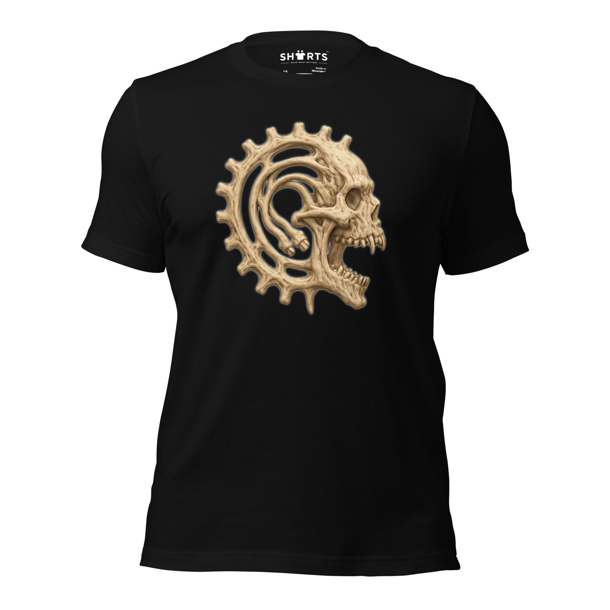 Mechanischer Knochenschädel Unisex-T-Shirt – T-Shirts – SHiiRTS Mechanischer Knochenschädel Unisex-T-Shirt – T-Shirts – SHiiRTS