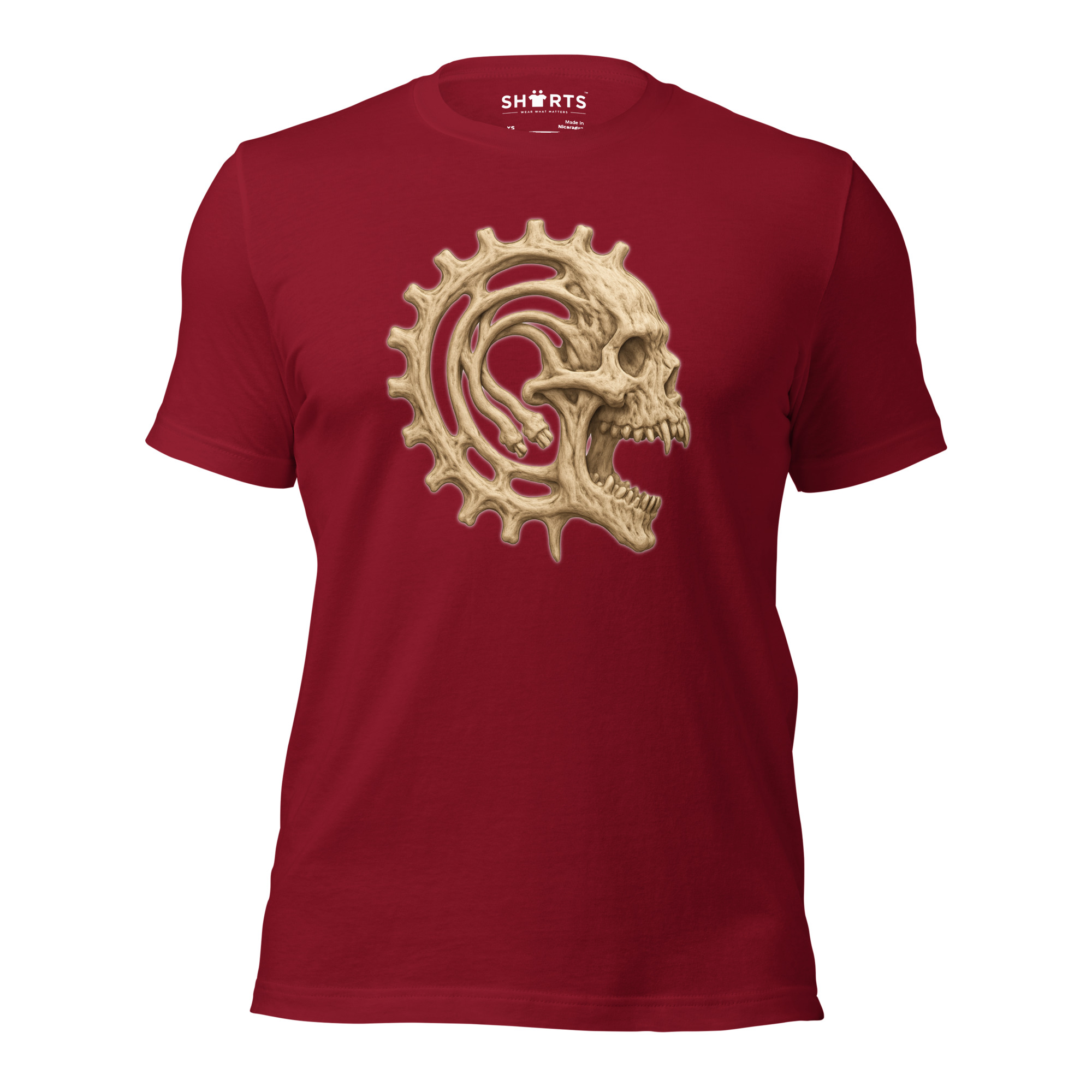 Mechanischer Knochenschädel Unisex-T-Shirt – T-Shirts – SHiiRTS Mechanischer Knochenschädel Unisex-T-Shirt – T-Shirts – SHiiRTS