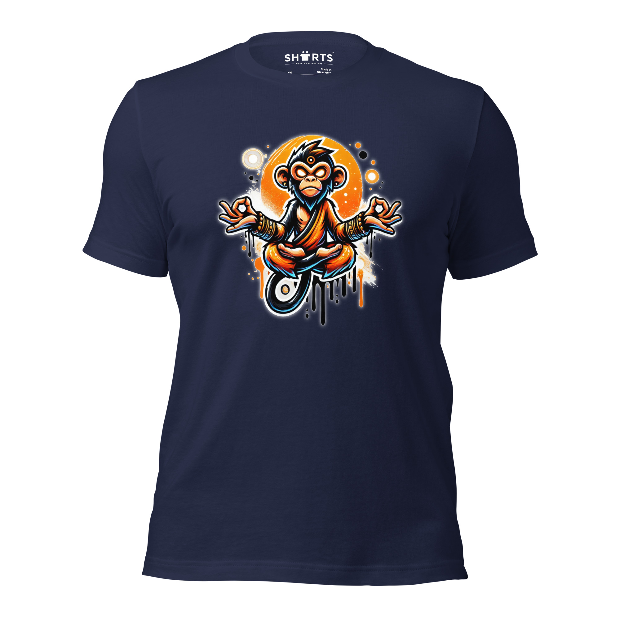 Meditierender Zen Affe Unisex-T-Shirt – T-Shirts – SHiiRTS Meditierender Zen Affe Unisex-T-Shirt – T-Shirts – SHiiRTS