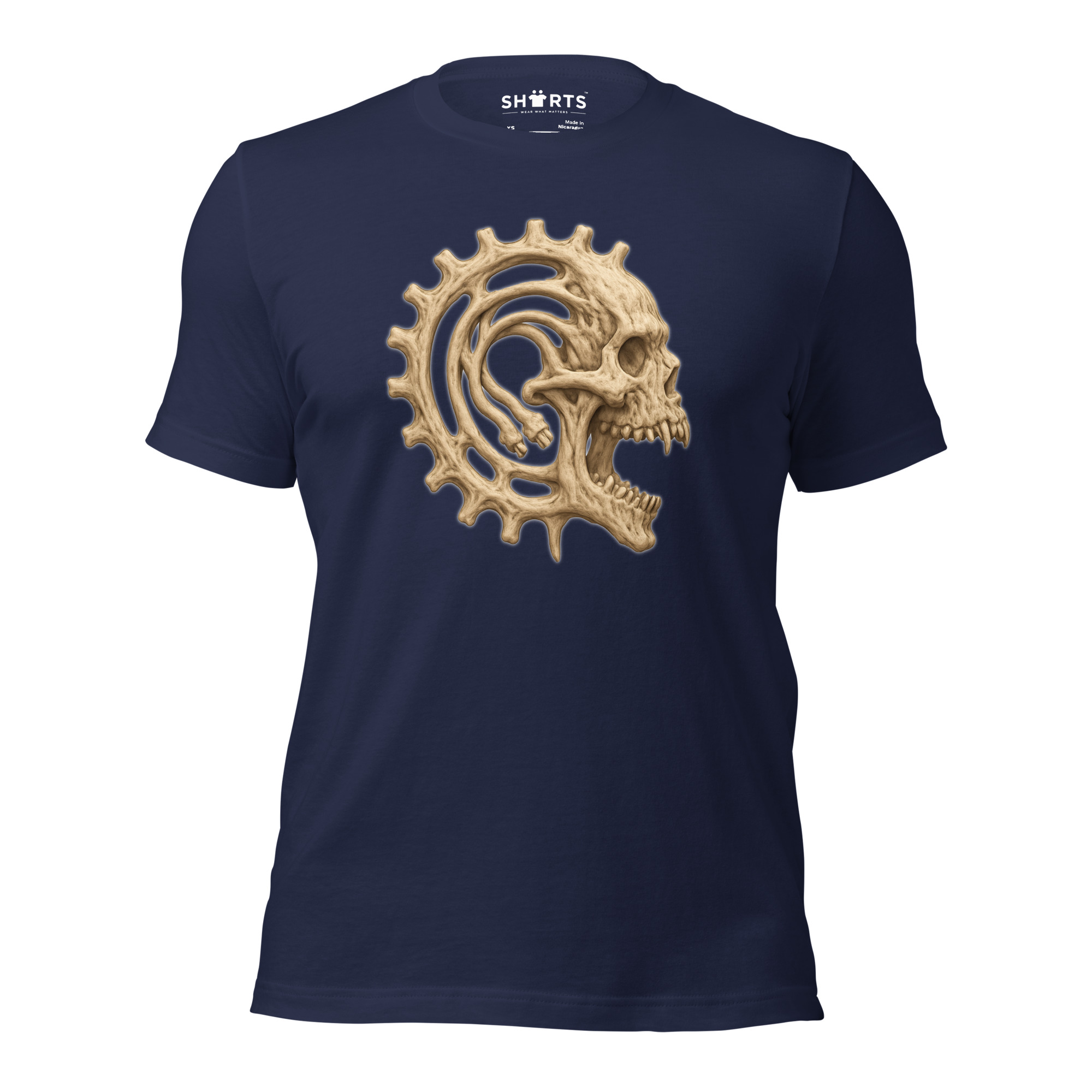 Mechanischer Knochenschädel Unisex-T-Shirt – T-Shirts – SHiiRTS Mechanischer Knochenschädel Unisex-T-Shirt – T-Shirts – SHiiRTS
