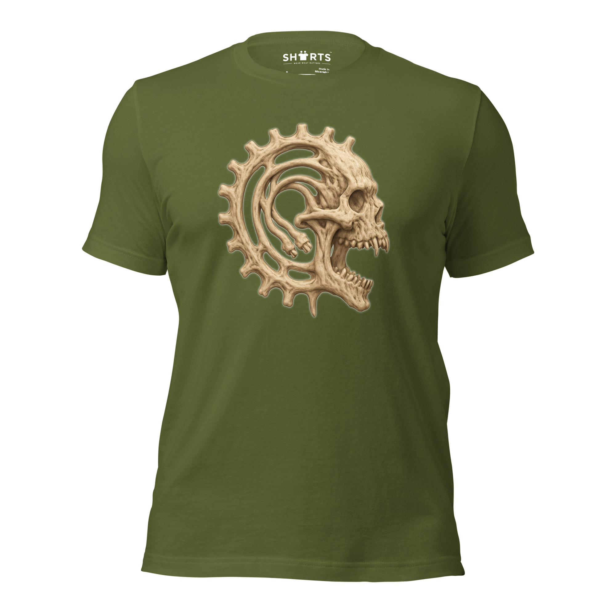 Mechanischer Knochenschädel Unisex-T-Shirt – T-Shirts – SHiiRTS Mechanischer Knochenschädel Unisex-T-Shirt – T-Shirts – SHiiRTS