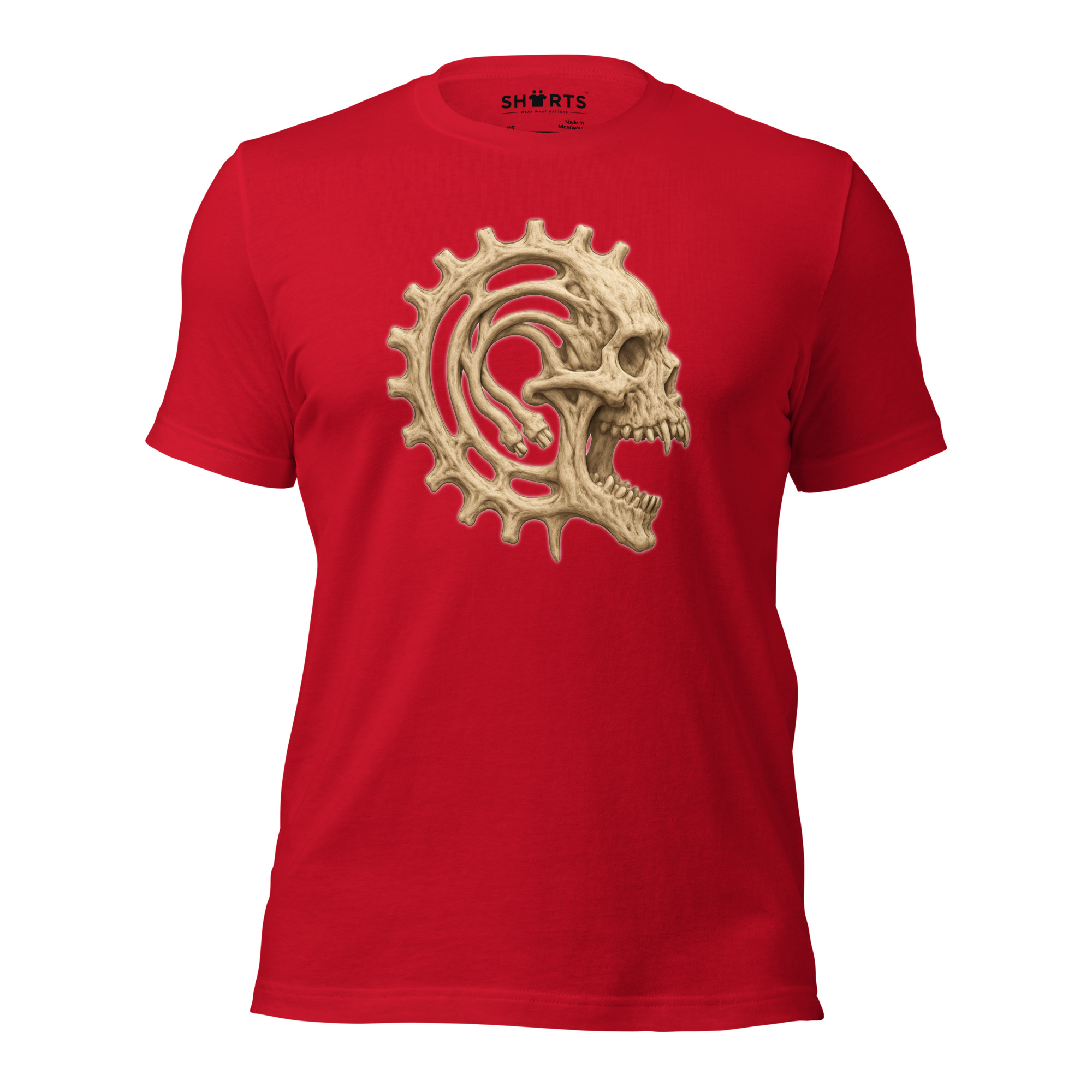 Mechanischer Knochenschädel Unisex-T-Shirt – T-Shirts – SHiiRTS Mechanischer Knochenschädel Unisex-T-Shirt – T-Shirts – SHiiRTS